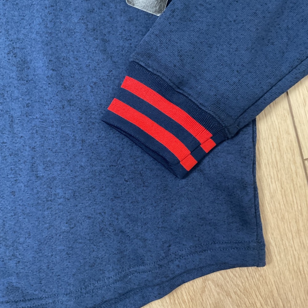 Ultra Game NFL New England Patriots Mens Navy Blue Crewneck Sweatshirt Small NEW - Picture 3 of 8